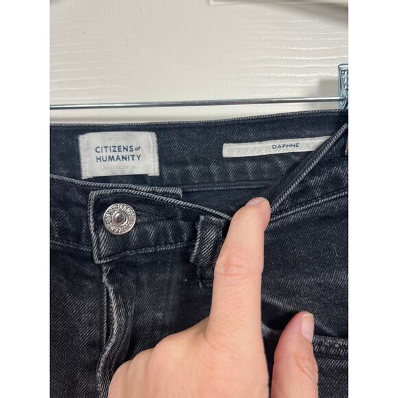 Citizens of Humanity CoH Daphne Charcoal Black Denim Jeans Capsule Everyday - Picture 2 of 10